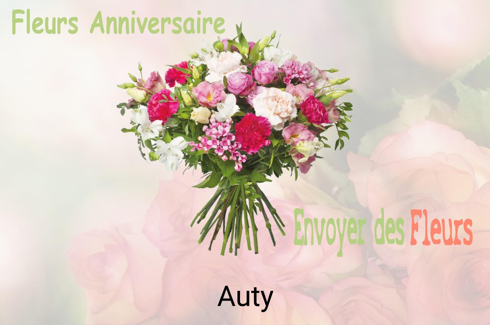 Bouquet de fleurs d’anniversaire livré à Auty